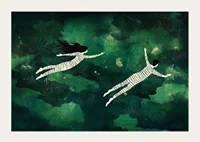 A dreamlike flight through the night sky brings a sense of freedom and adventure-3