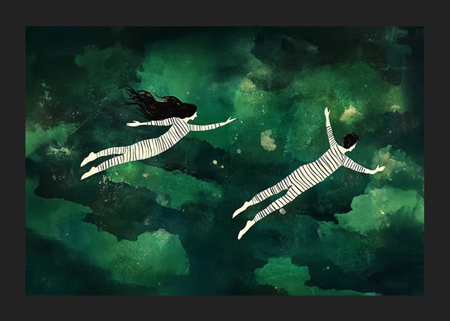 A dreamlike flight through the night sky brings a sense of freedom and adventure-12