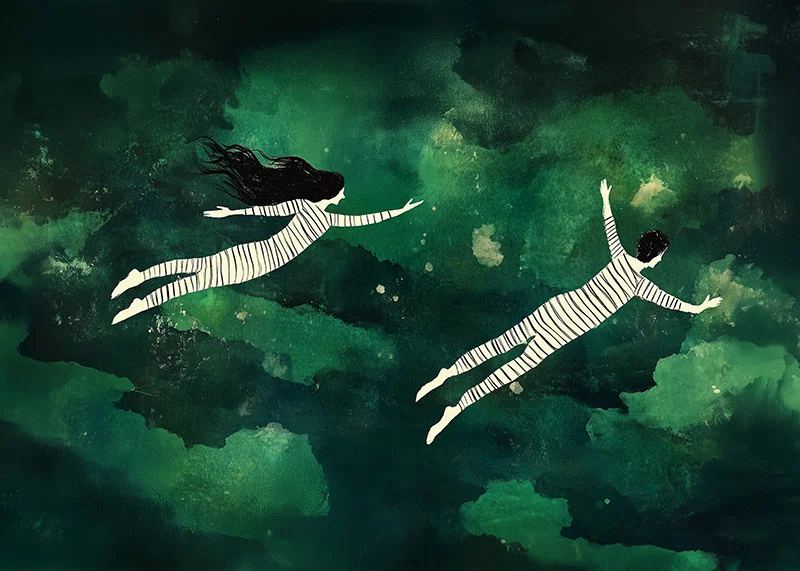 A dreamlike flight through the night sky brings a sense of freedom and adventure-12