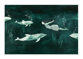 Poster Mystical Swimmers