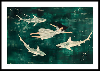 Plakat Dance With Sharks