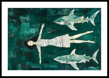 Affiche Serenity Amidst Predators