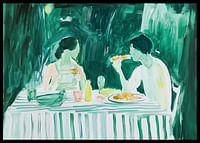 Cina in tonuri de verde, unde curge intimitatea si conversatia-2