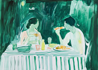 Dinner in green tones, where intimacy and conversation flow-7