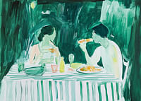 Cina in tonuri de verde, unde curge intimitatea si conversatia-3