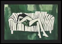 En avslappende scene fylt med ro og harmoni i grønne toner-4