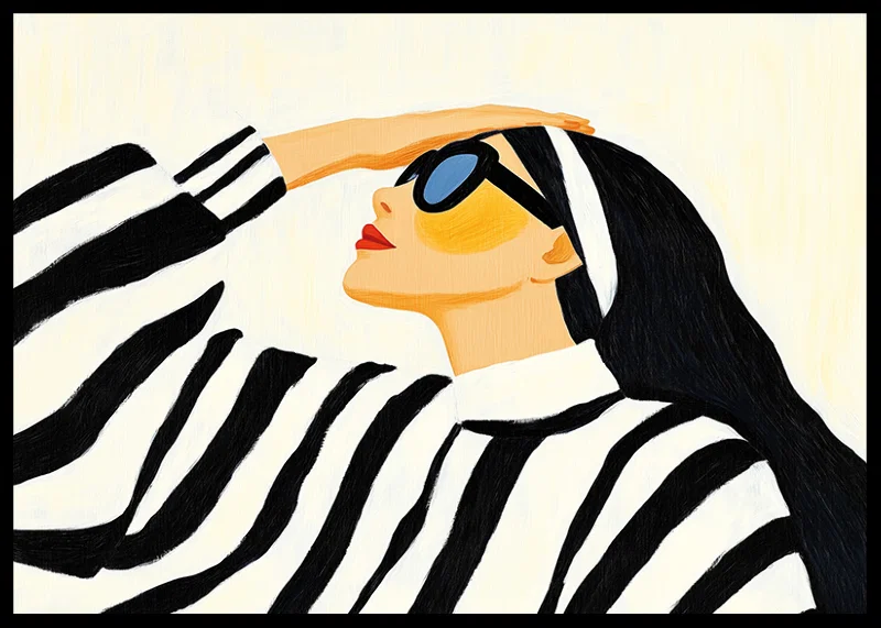 Elegant woman in sunglasses exudes timeless style and sophistication-12