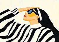Elegant woman in sunglasses exudes timeless style and sophistication-7