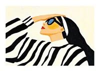 Elegant woman in sunglasses exudes timeless style and sophistication-1