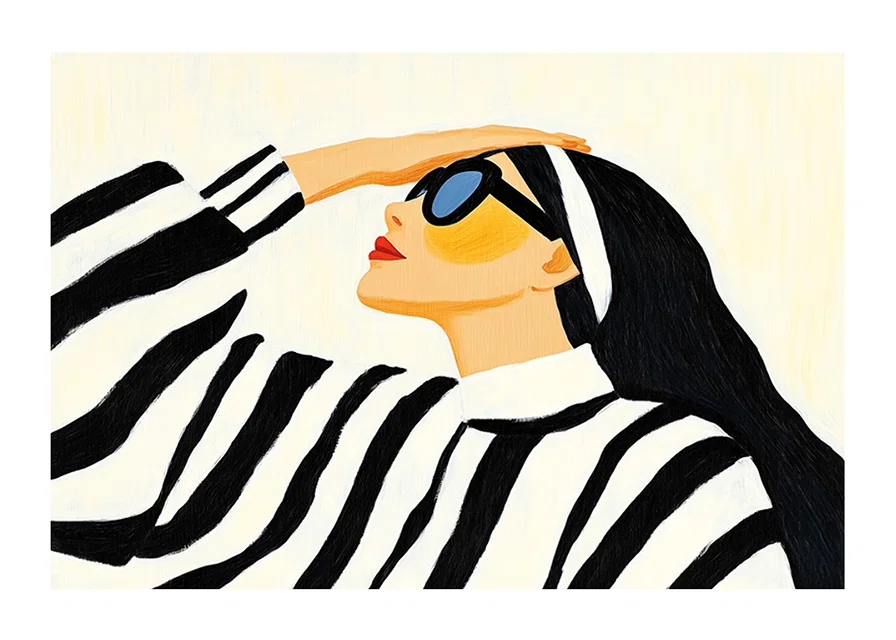 Elegant woman in sunglasses exudes timeless style and sophistication-12