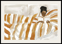 A relaxing moment in bed with a book warms the soul-2