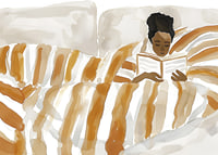A relaxing moment in bed with a book warms the soul-7