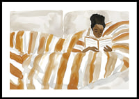 A relaxing moment in bed with a book warms the soul-0
