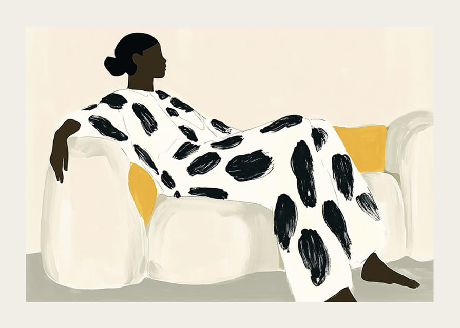 Uvoľnená elegancia v nadčasovej kráse a monochromatickej harmónii-12