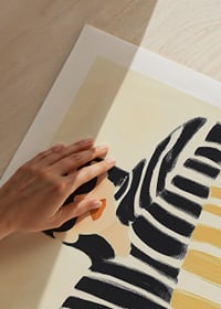 Contrasting style with bold stripes and mysterious elegance-9