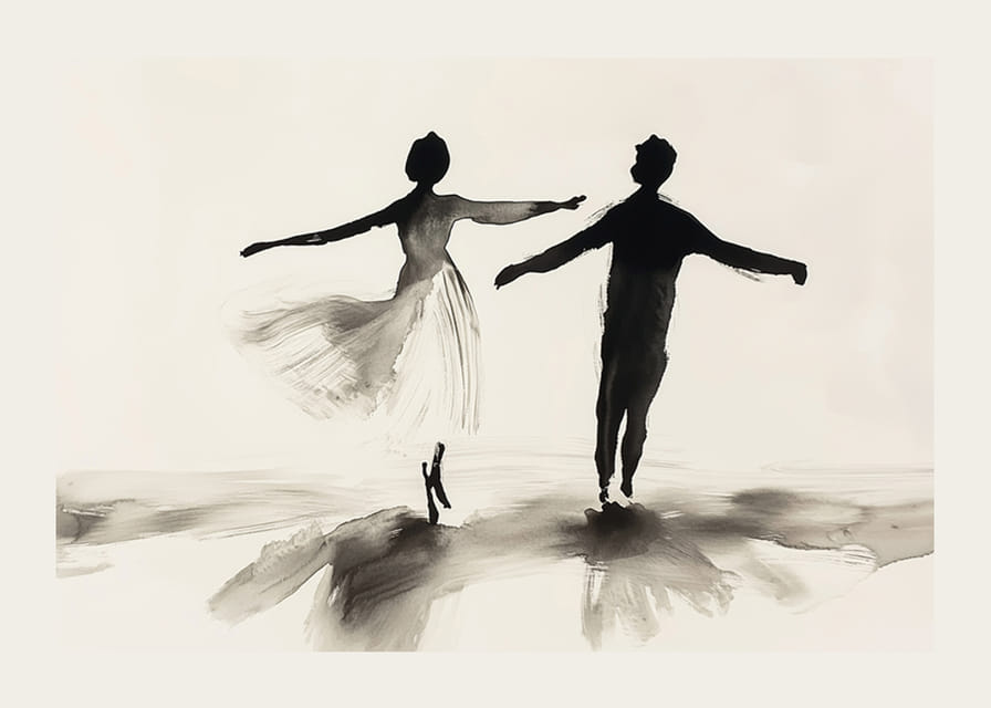 Silhouettes dansantes dans un mouvement poétique-12