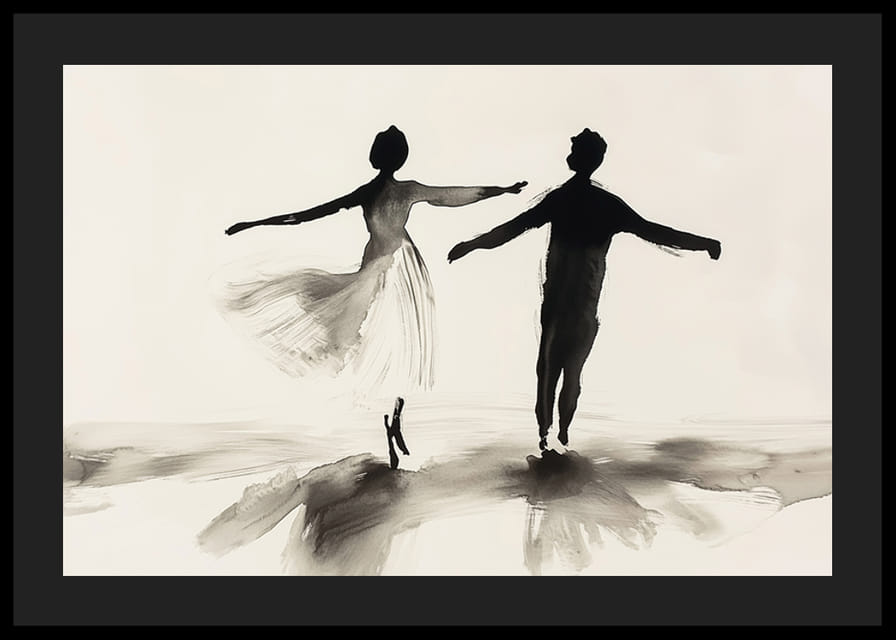 Silhouettes dansantes dans un mouvement poétique-12