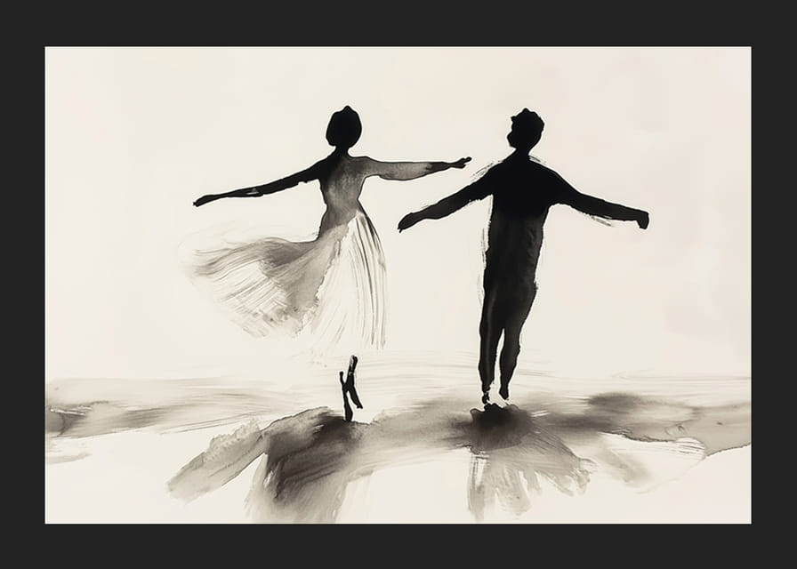 Silhouettes dansantes dans un mouvement poétique-12