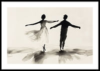 Dancing silhouettes in a poetic movement-0