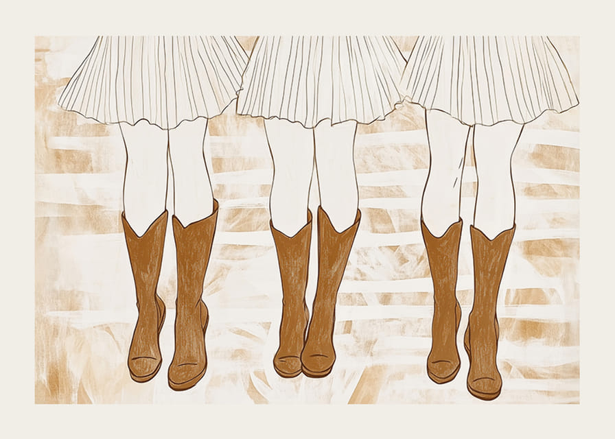 Des bottes élégantes en mouvement et danse harmonieux-12