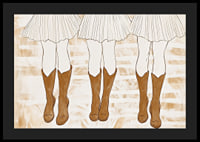 Stylish boots in harmonious movement and dance-4