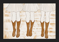 Stylish boots in harmonious movement and dance-5