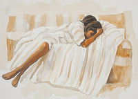 The quiet calm of relaxation on a soft sofa-7