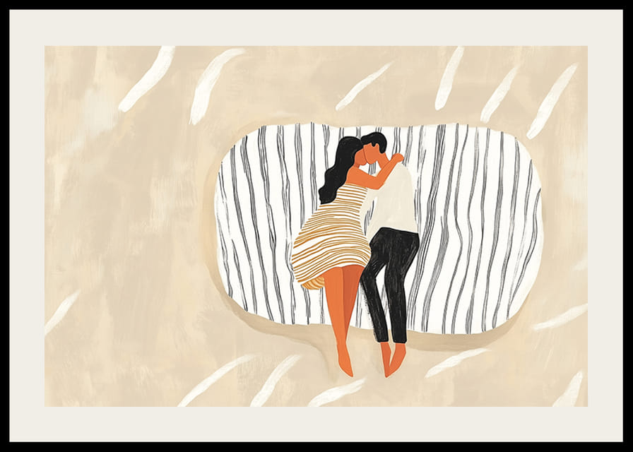 A szerelem és a közelség meghitt és harmonikus jelenete-12