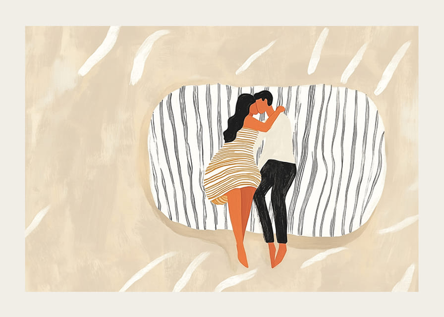 A szerelem és a közelség meghitt és harmonikus jelenete-12