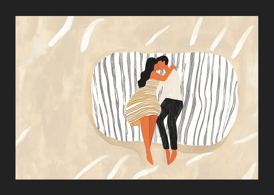 A szerelem és a közelség meghitt és harmonikus jelenete-12