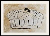 A relaxing illustration of an individual in contemplation-2