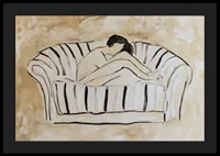 A relaxing illustration of an individual in contemplation-4