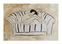 A relaxing illustration of an individual in contemplation-1