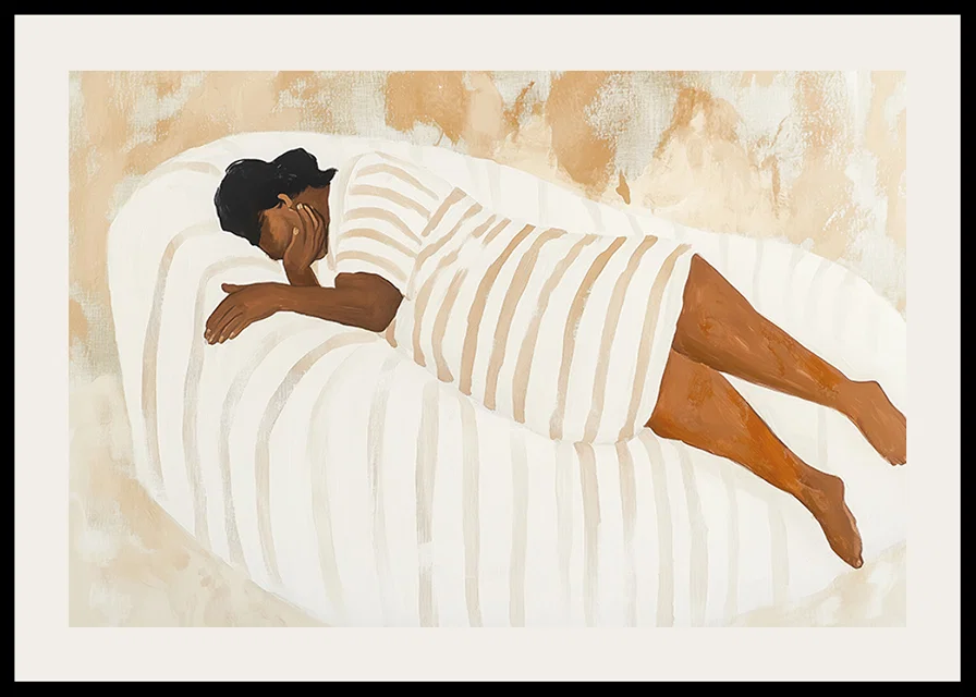 A resting figure is embraced by soft, earthy tones-12