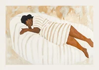 A resting figure is embraced by soft, earthy tones-3