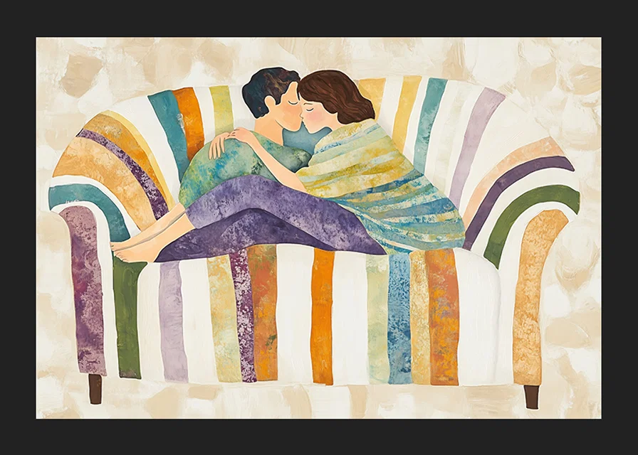 A colorful hug spreads warmth and love in the room-12