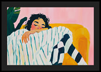 Colorful dreams at rest are captured in this expressive painting-4