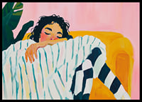 Colorful dreams at rest are captured in this expressive painting-6