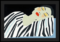 A serene beauty rests in an elegant, graphic expression-4