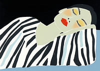A serene beauty rests in an elegant, graphic expression-3