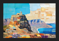 En mäktig klippa med havet i bakgrunden skapar en drömlik landskapsbild-5