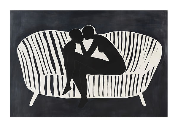 Plagát Sofa Silhouettes