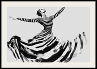 Tanečník zahŕňa pohyb silnými, plynulými líniami-2