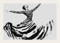 Tanečník zahŕňa pohyb silnými, plynulými líniami-3