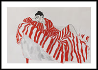 Elegance meets relaxation in red striped fabrics-0