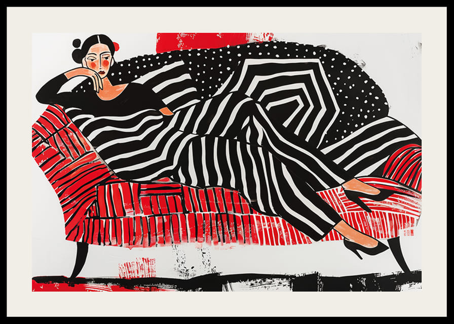 En fascinerande blandning av djärva mönster och livfulla färger-12