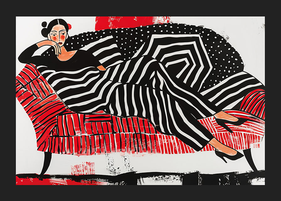 A fascinating mix of bold patterns and vibrant colors-12