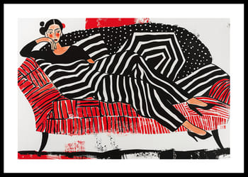 Poster Draped In Contrast