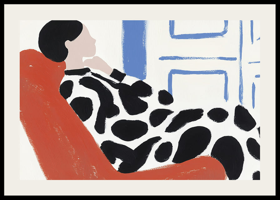 Un elegante mix di eleganza rilassata e arte moderna-12