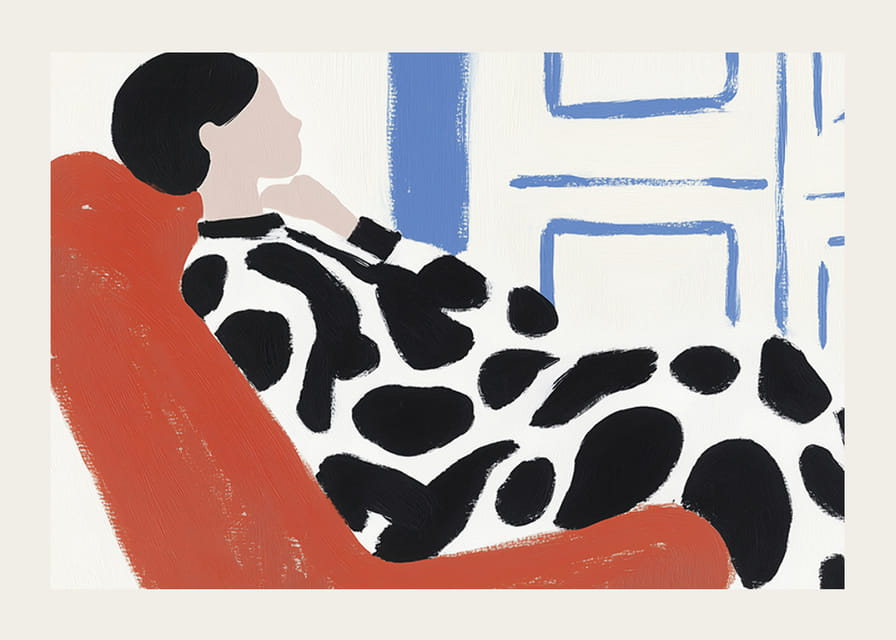 Un elegante mix di eleganza rilassata e arte moderna-12